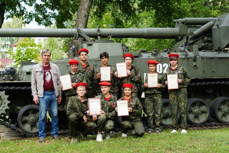 Сбор юнармейских отрядов общеобразовательных учреждений Шуйского муниципального района.