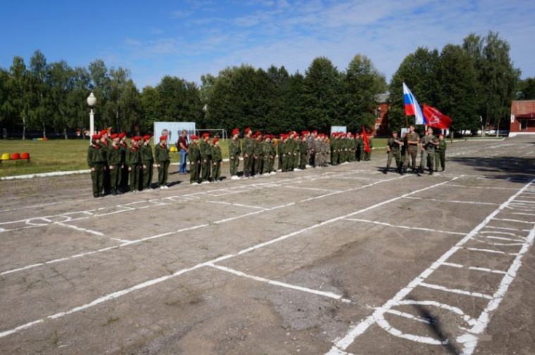 Сбор юнармейских отрядов общеобразовательных учреждений.